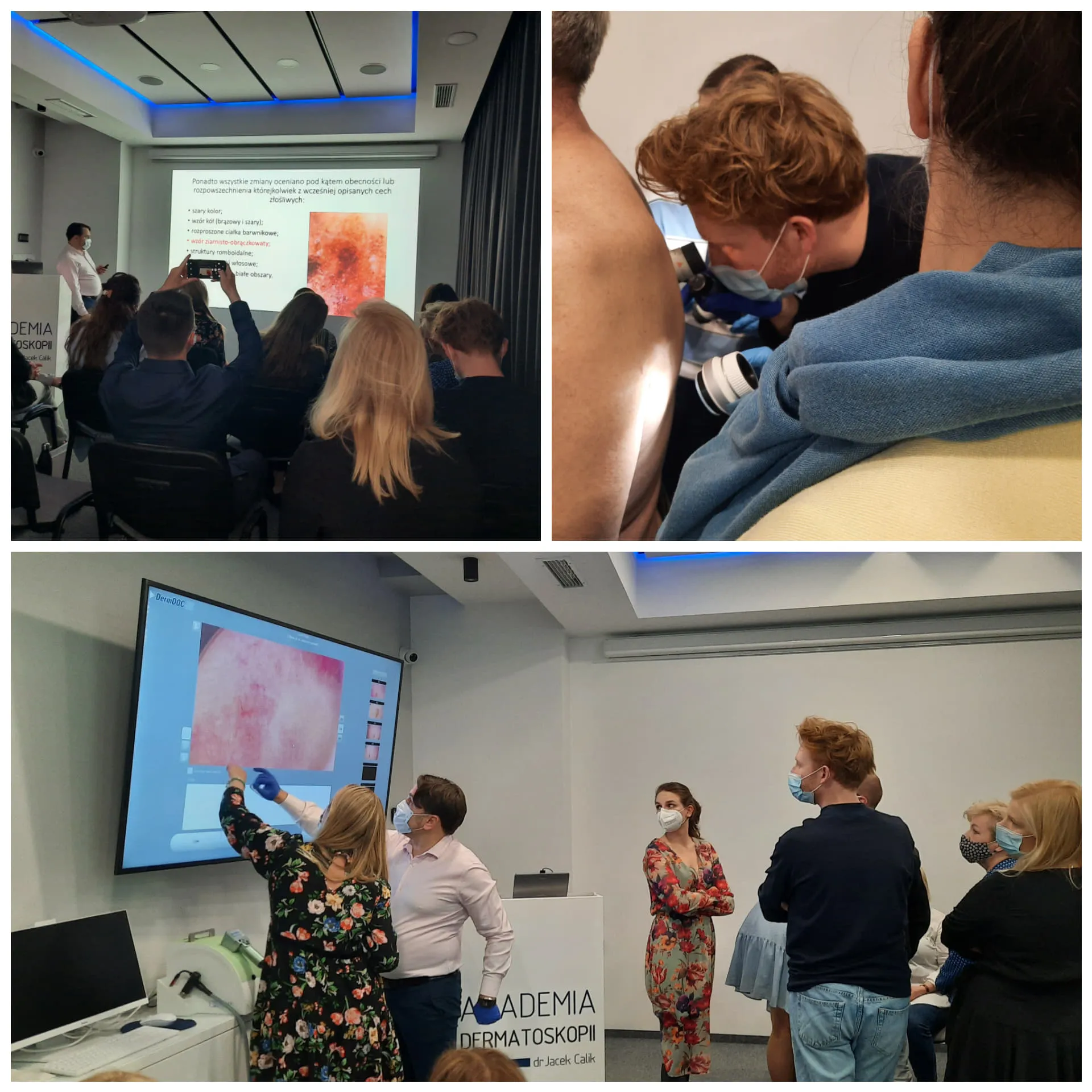 W mioniony piątek i sobotę odbył się kolejny kurs dermatoskopowy na poziomie podstawowym!