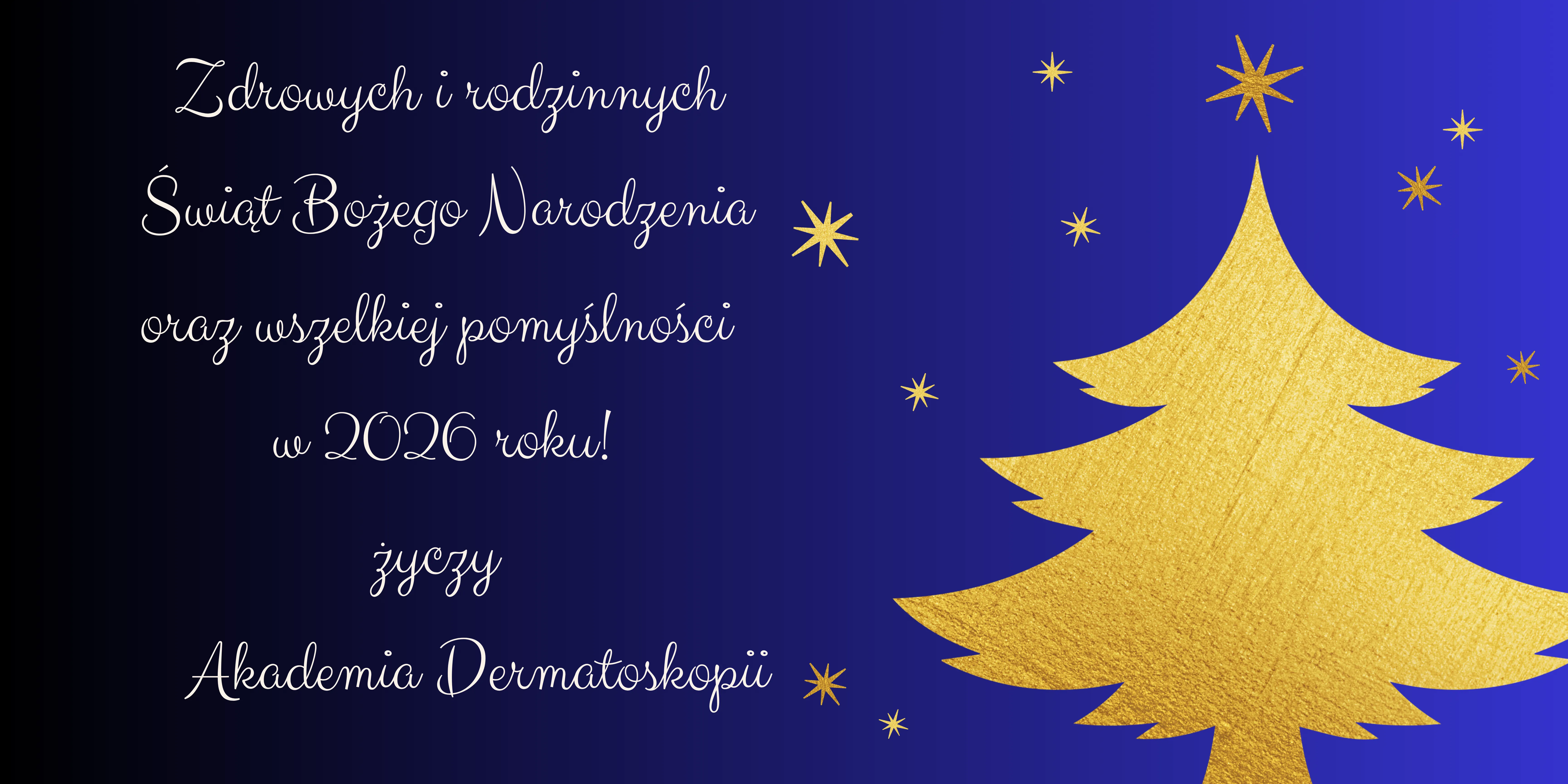 Z okazji zbliżających się Świąt Bożego Narodzenia życzymy Państwu dużo zdrowia, radości oraz wszelkiej pomyślności w 2026 roku!